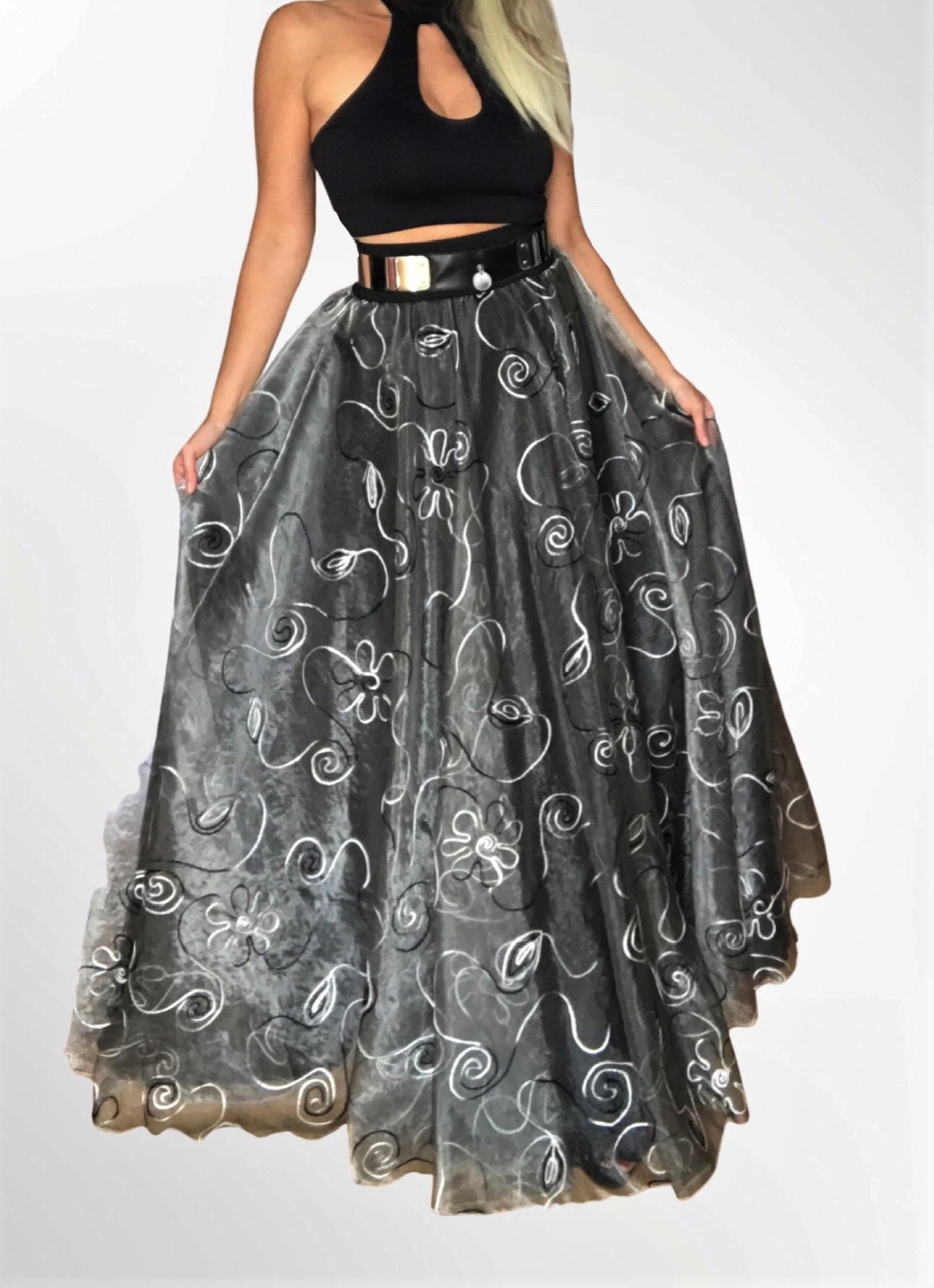 Dlouhá společenská sukně BOROS SK-L-ORG 04